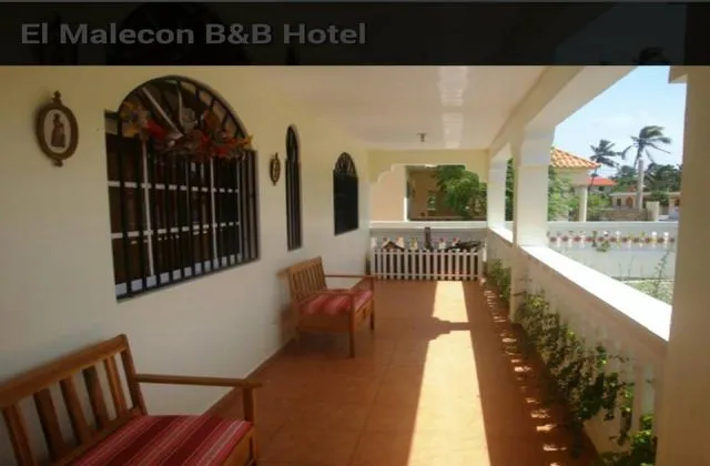 El Malecon B&B Hotel Cabrera terrasse